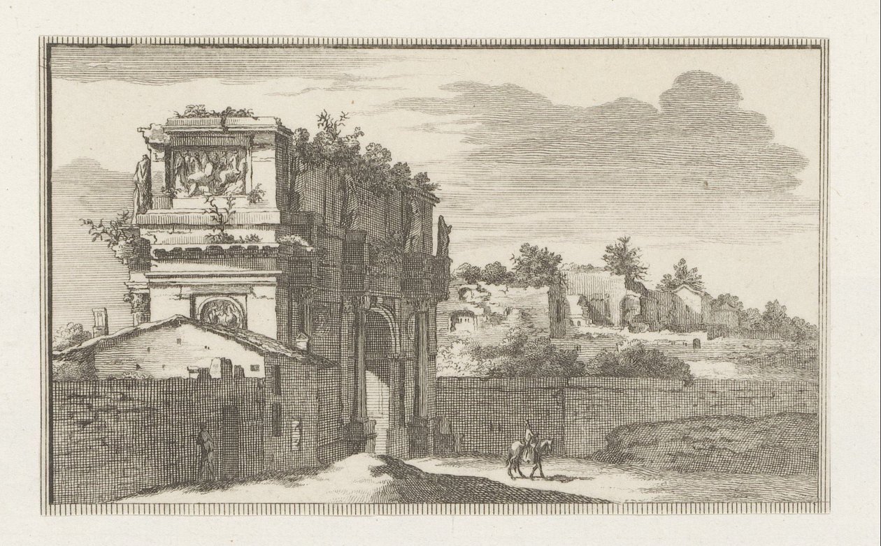 Konstantinsbogen in Rom von Jacobus Baptist