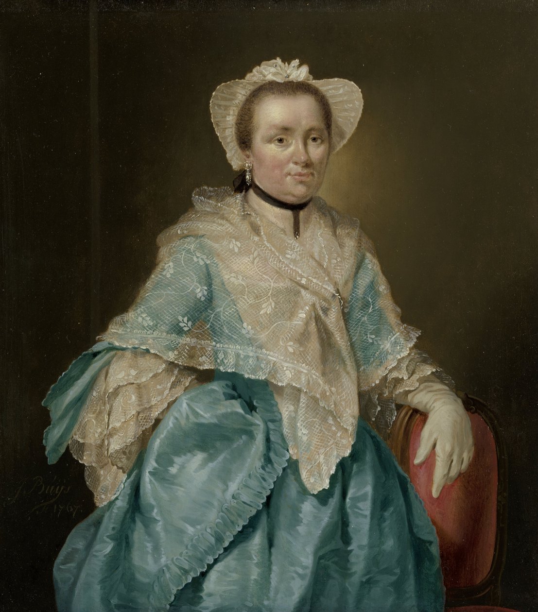 Porträt von Elisabeth Troost von Jacobus Buys