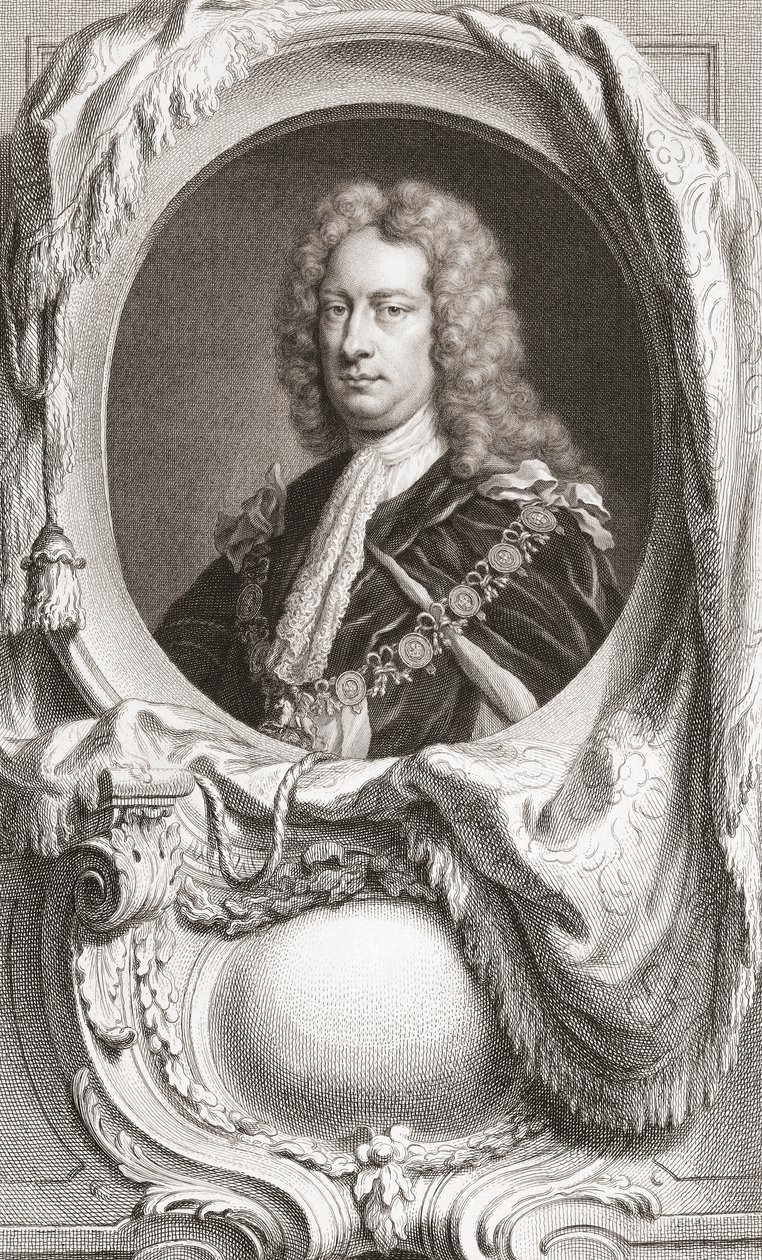 Charles Spencer, 3. Earl of Sunderland von Jacobus Houbraken