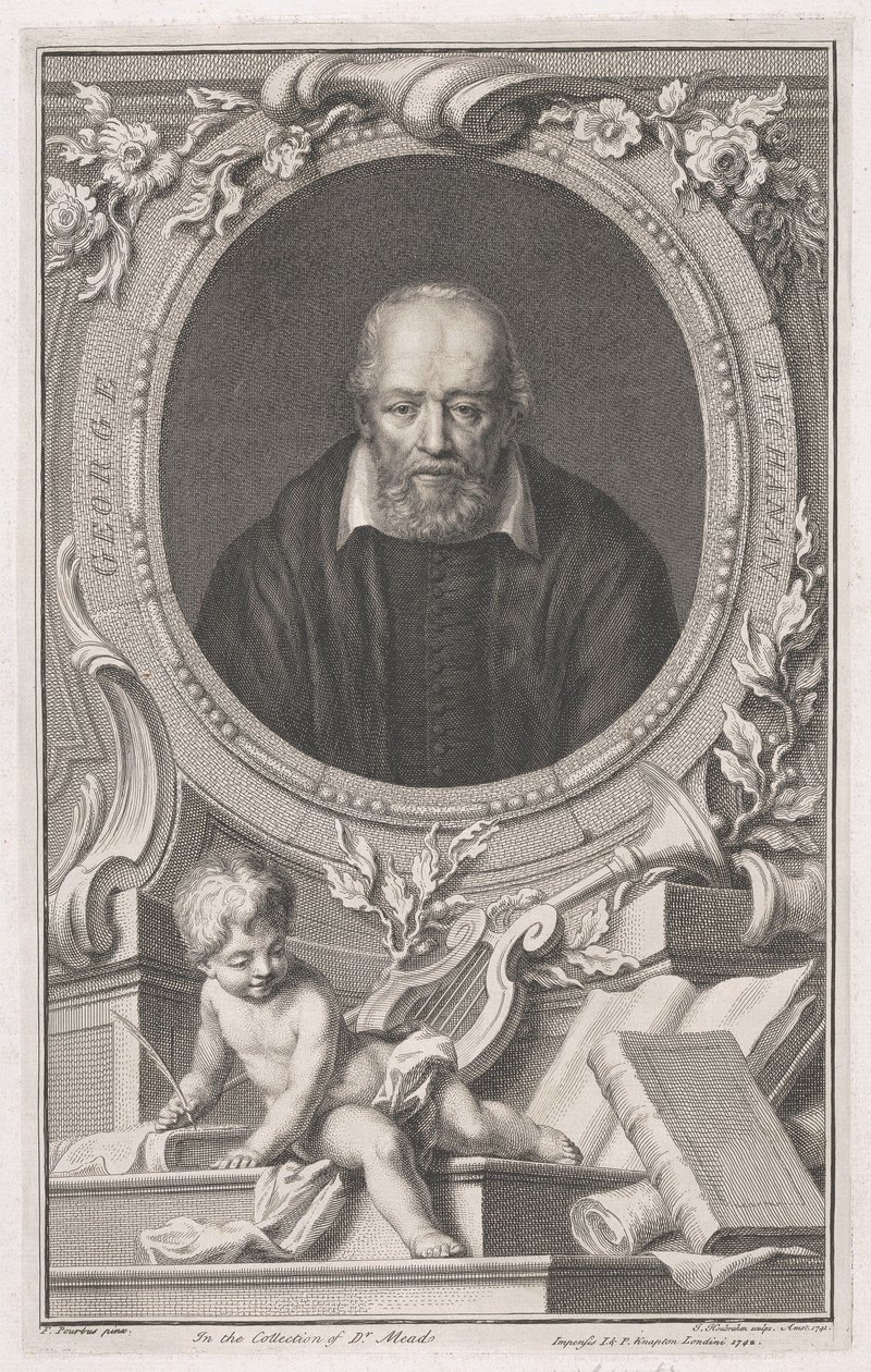 George Buchanan von Jacobus Houbraken
