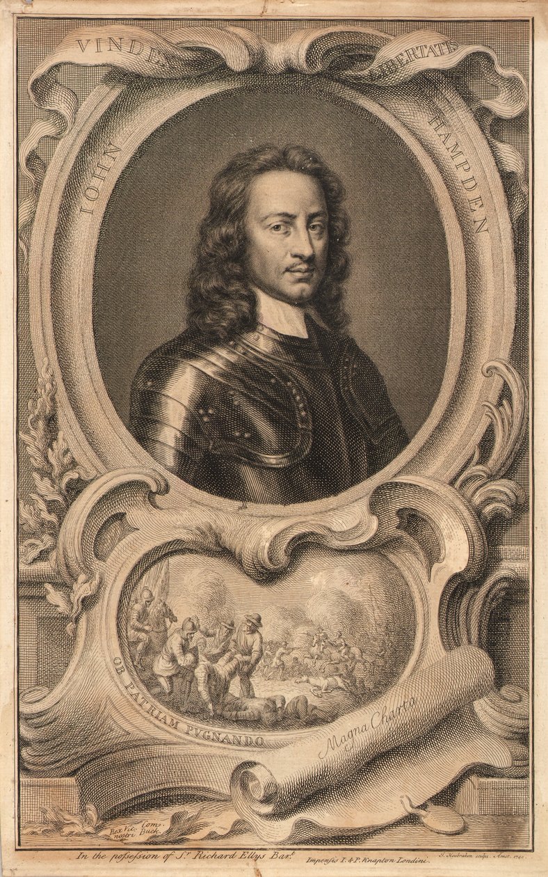 John Hampden von Jacobus Houbraken