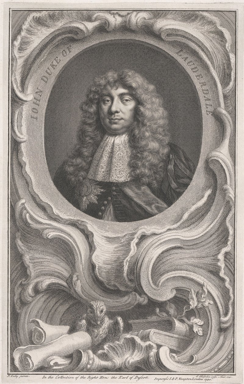 John Maitland, Herzog von Lauderdale von Jacobus Houbraken