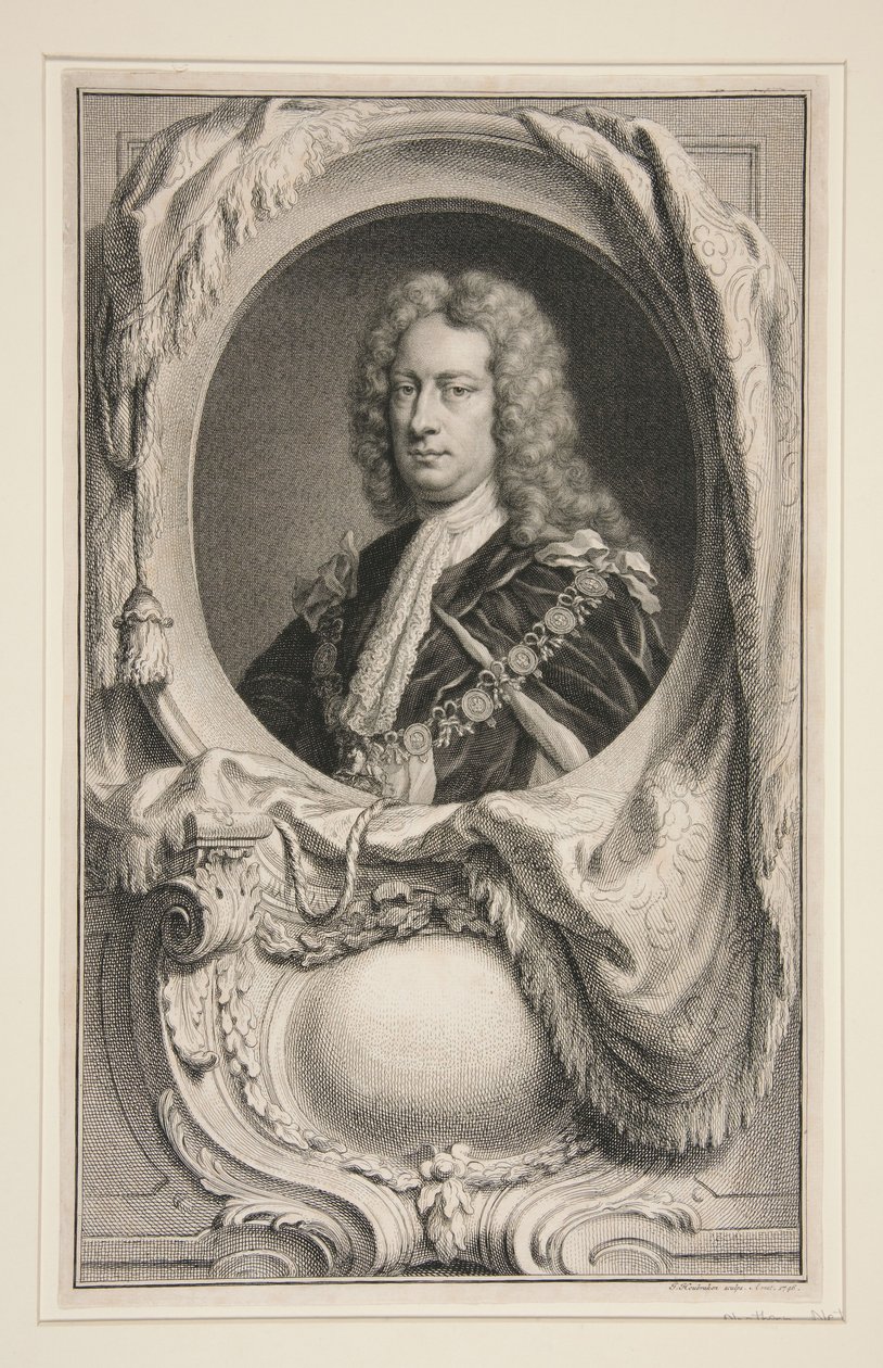Porträt von Jacobus Houbraken