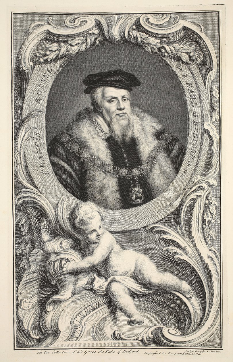 Porträt von Francis Russell, Illustration aus 