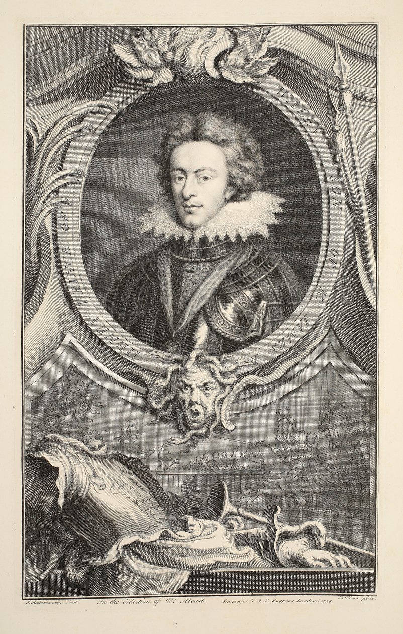Porträt von Henry, Prinz von Wales, Illustration aus 