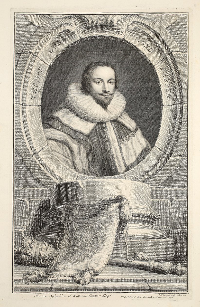 Porträt von Thomas, Lord Coventry, Illustration aus 