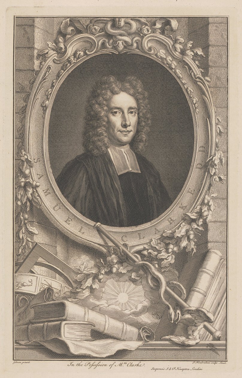 Samuel Clarke von Jacobus Houbraken