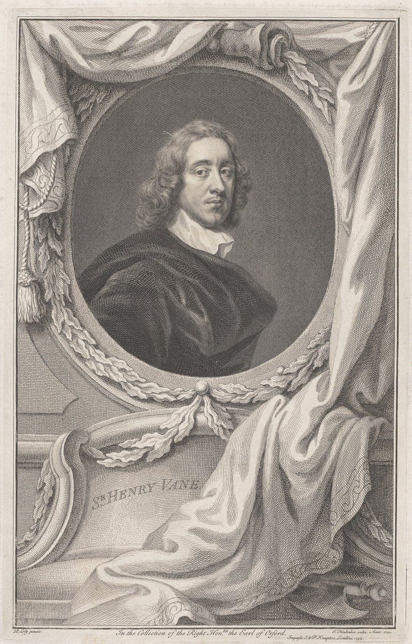 Sir Henry Vane von Jacobus Houbraken