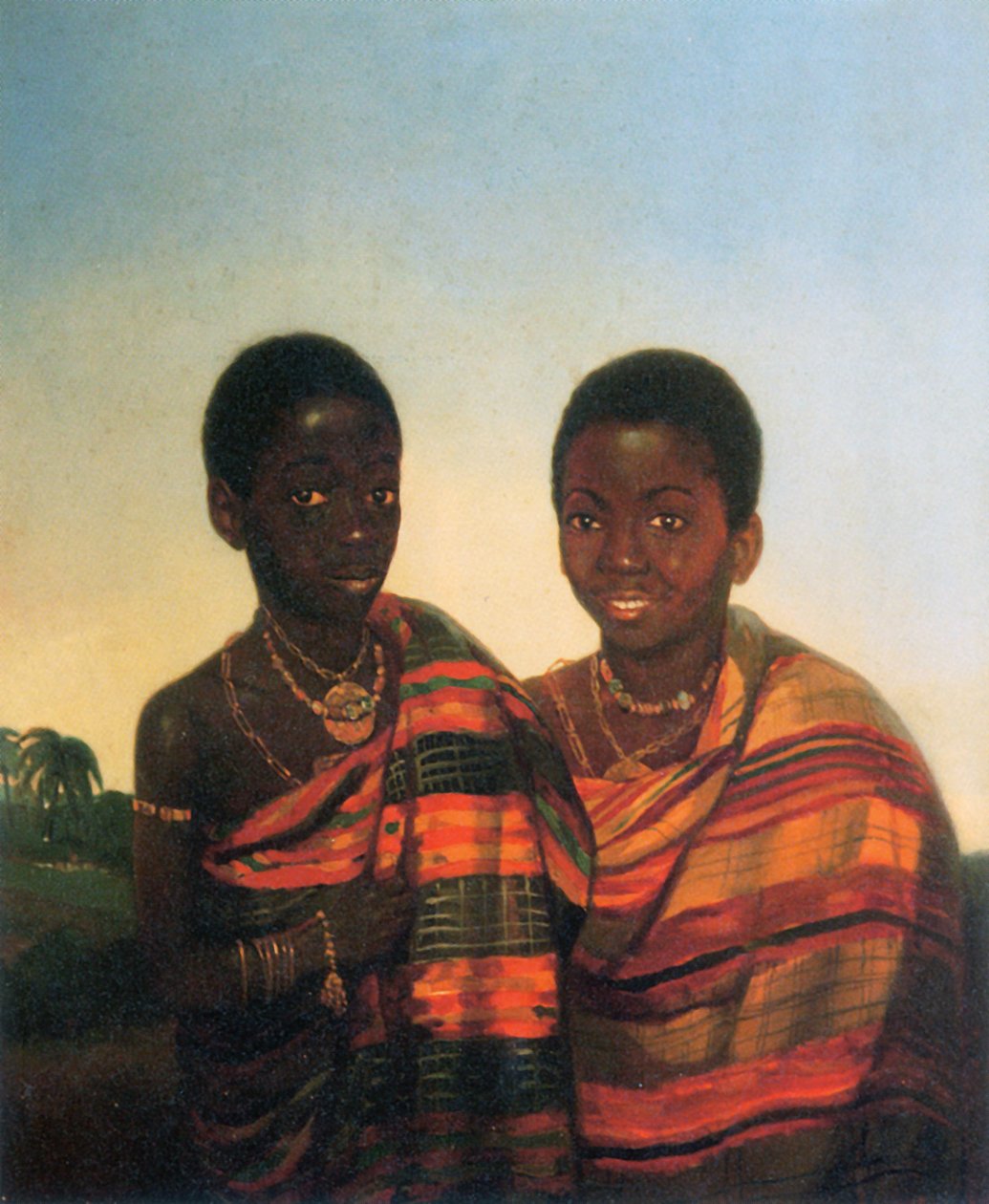 Aquasi Boachi und Quamin Poko von JL Cornet von Jacobus Ludovicus Cornet