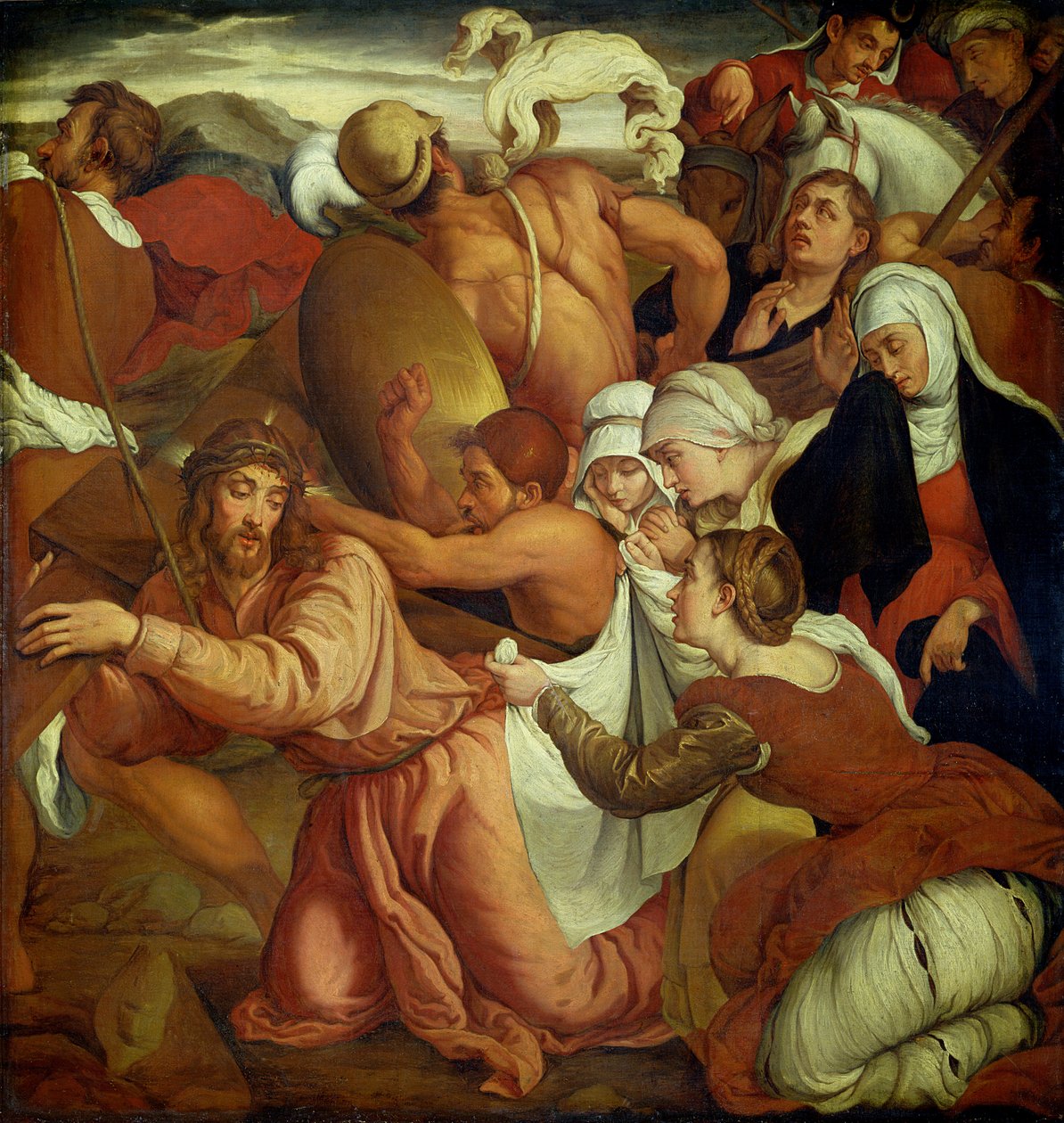 Christus und Veronika von Jacopo (1510-92) (follower) Bassano