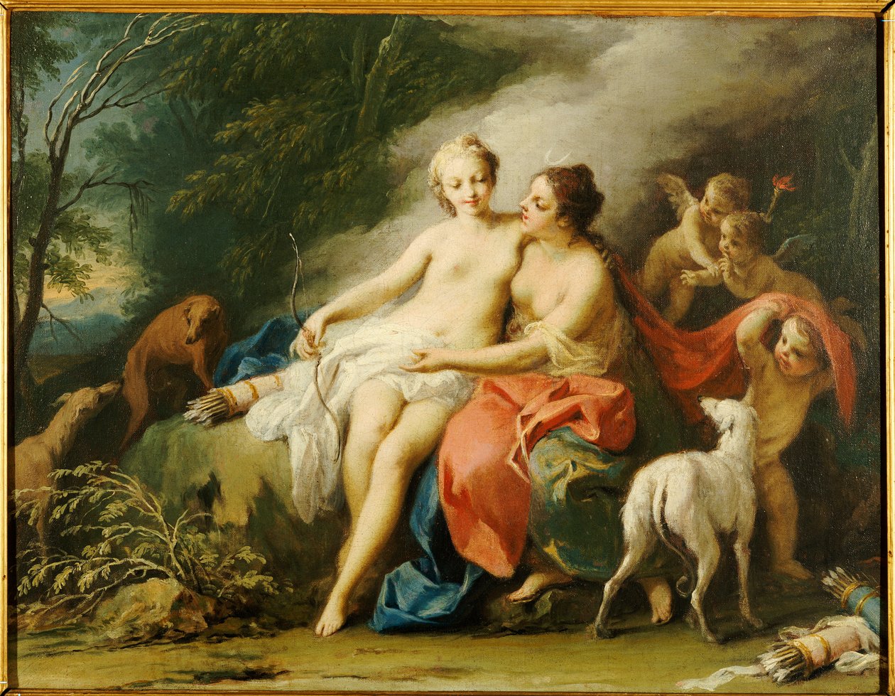 Jupiter und Kallisto von Jacopo Amigoni