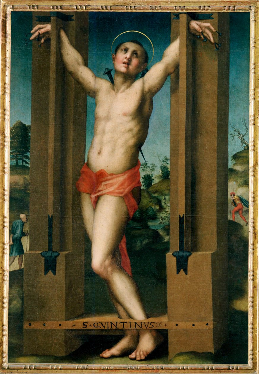 Das Martyrium des Heiligen Quentin von Jacopo Pontormo