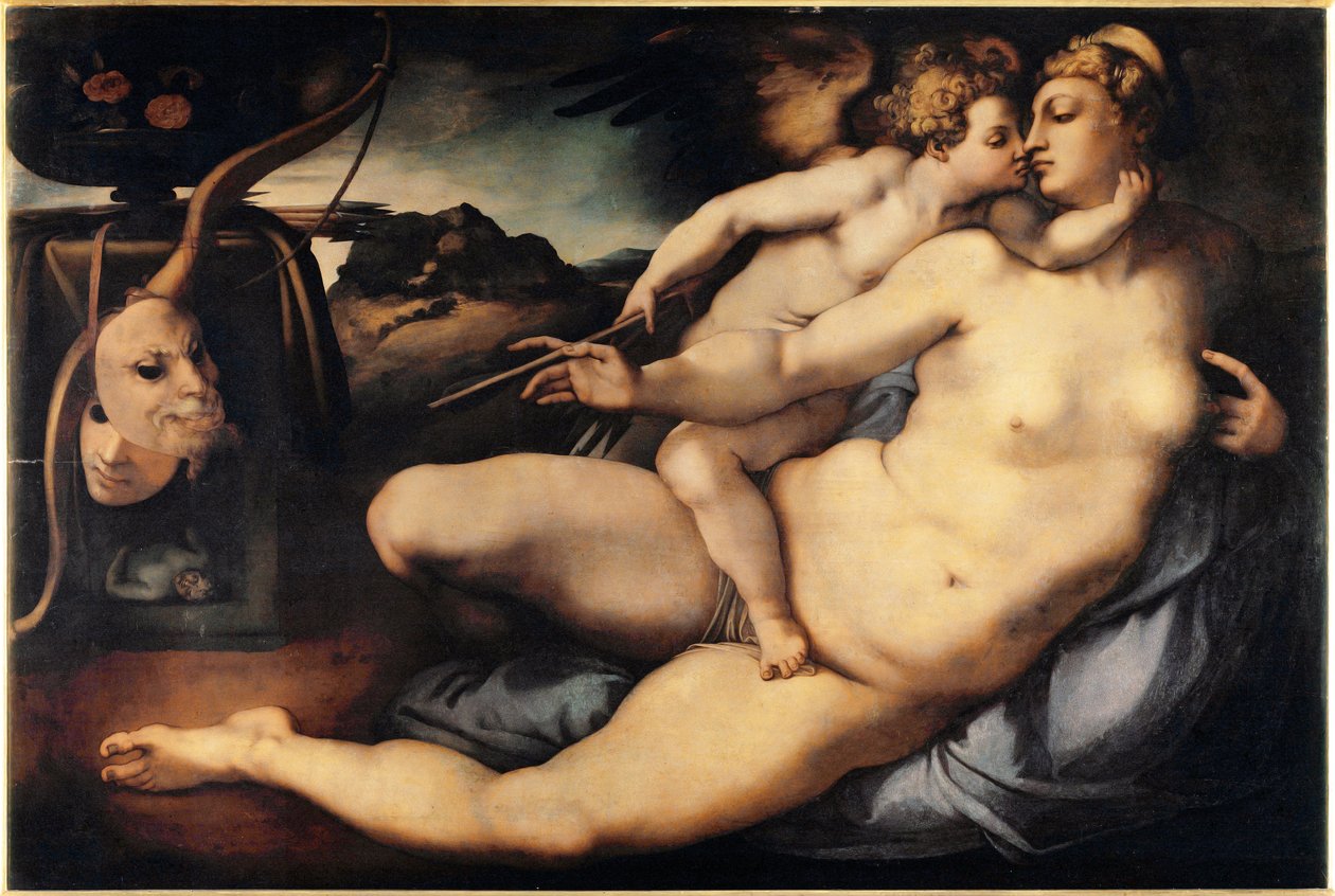 Venus und Amor von Jacopo Pontormo