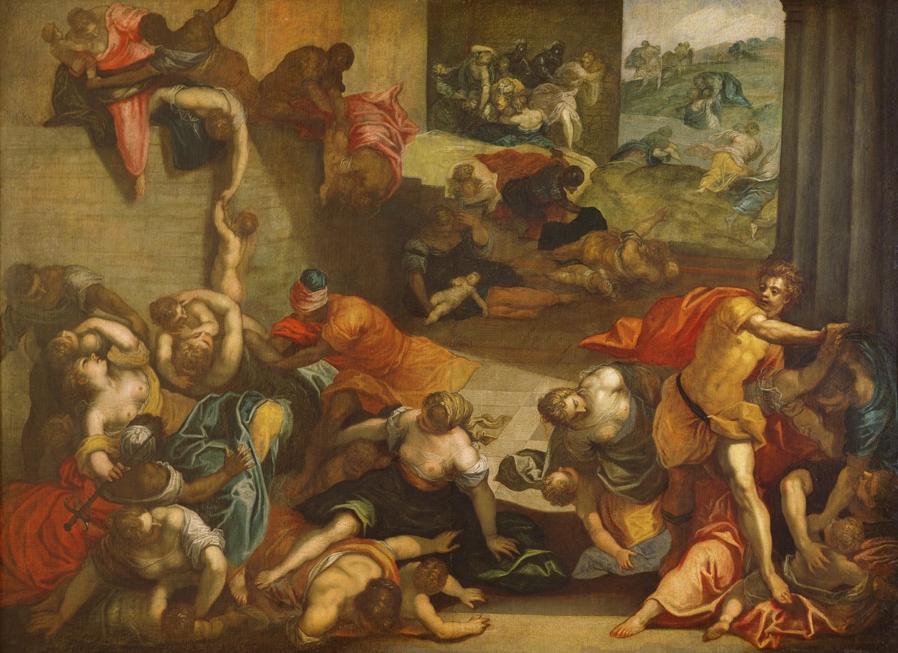 Massaker der Unschuldigen von Jacopo Robusti Tintoretto