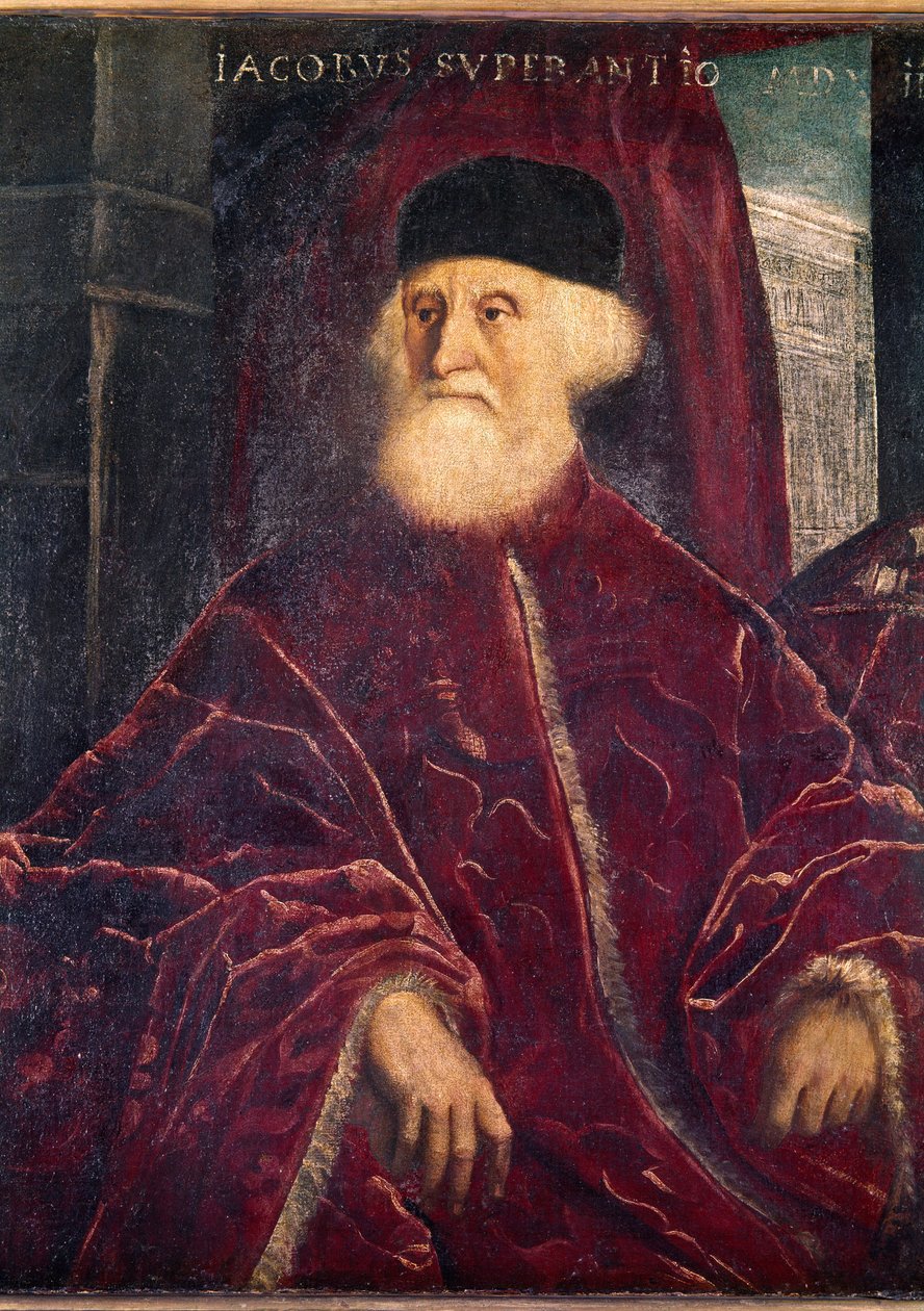 Porträt von Prokurator Jacopo Soranzo (um 1550) von Jacopo Robusti Tintoretto