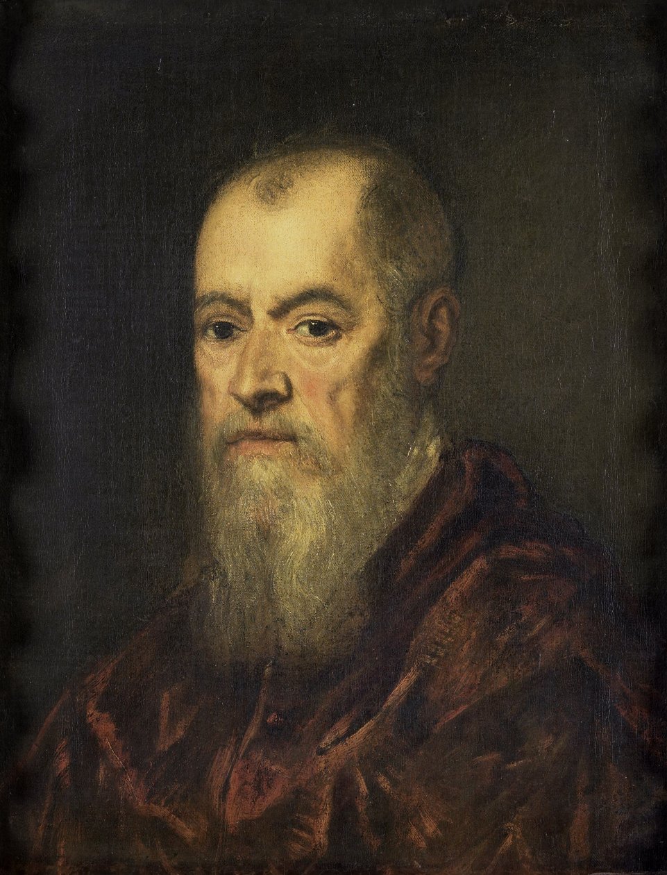 Porträt eines Mannes mit rotem Umhang von Jacopo Robusti Tintoretto