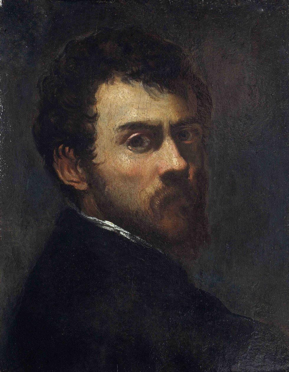 Selbstporträt als junger Mann von Jacopo Robusti Tintoretto