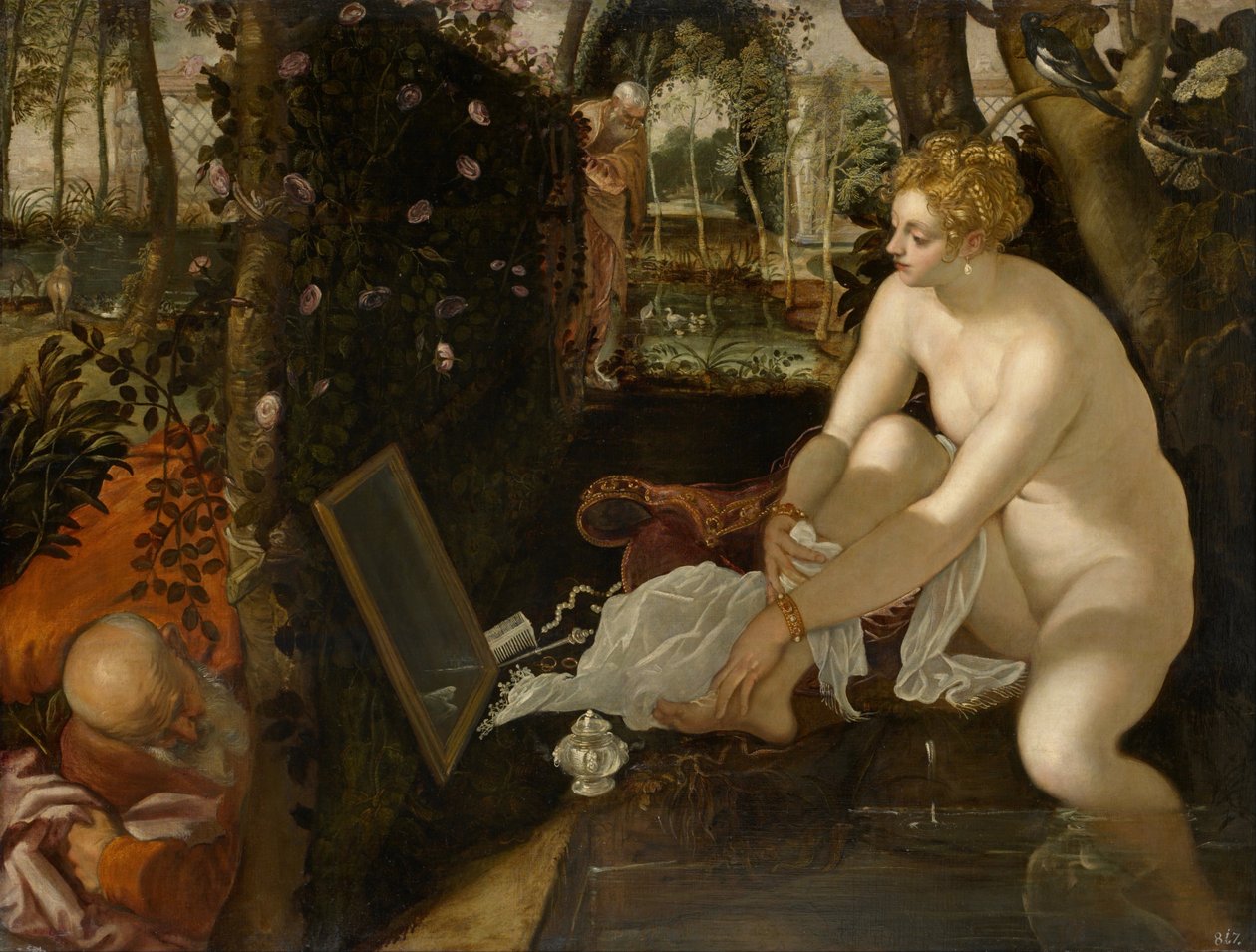 Susanna und die Ältesten von Jacopo Tintoretto