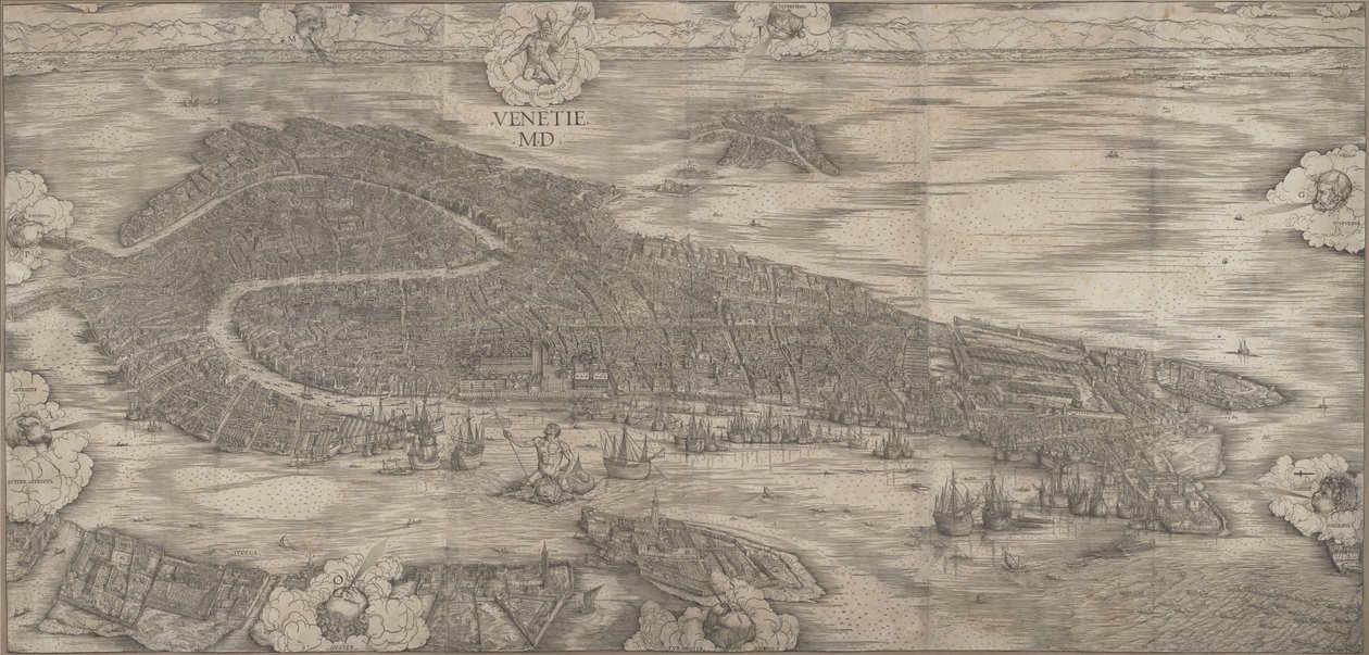 Ansicht von Venedig von Jacopo de Barbari
