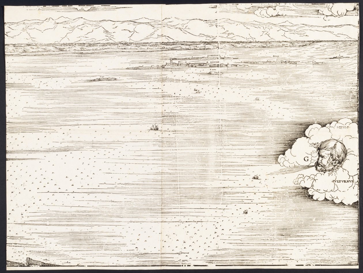 Ansicht von Venedig [oben rechts] von Jacopo de Barbari