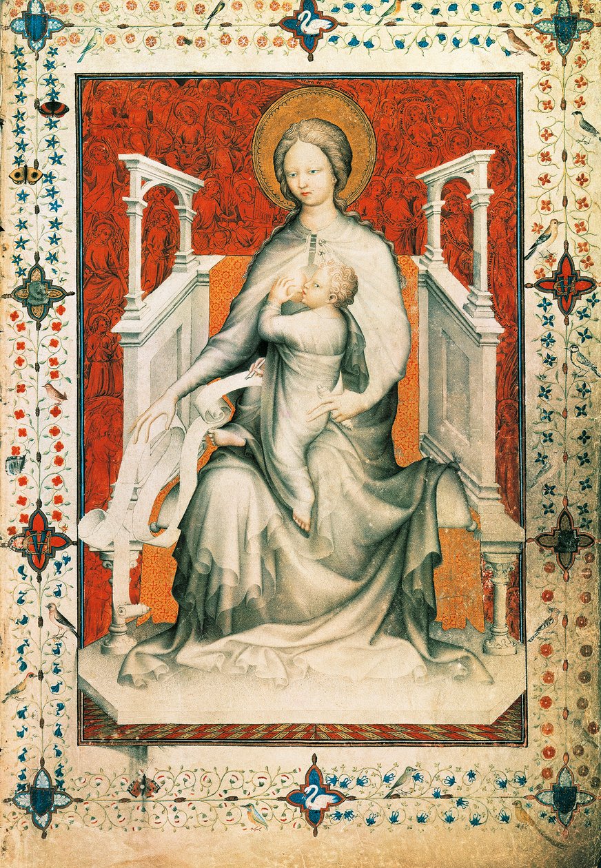 Madonna und Kind von Jacquemart de Hesdin