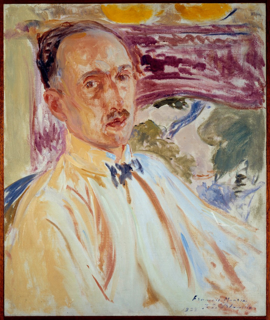 Studie für das Porträt von Francois Mauriac, französischer Schriftsteller. Gemälde von Jacques Emile Blanche von Jacques Emile Blanche
