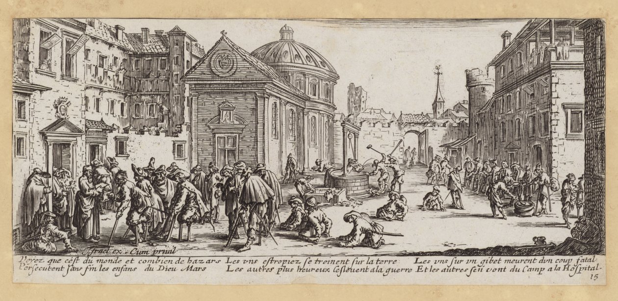 Die Leiden und Unglücke des Krieges von Jacques (after) Callot