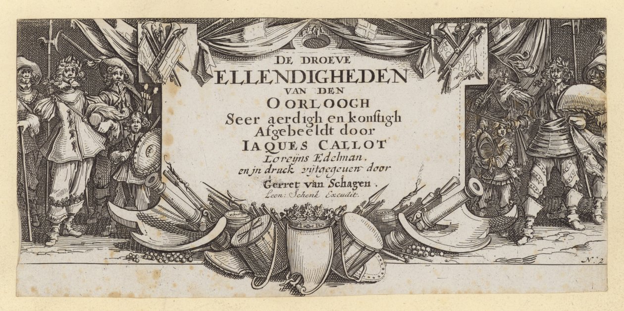 Die Leiden und Missgeschicke des Krieges von Jacques (after) Callot