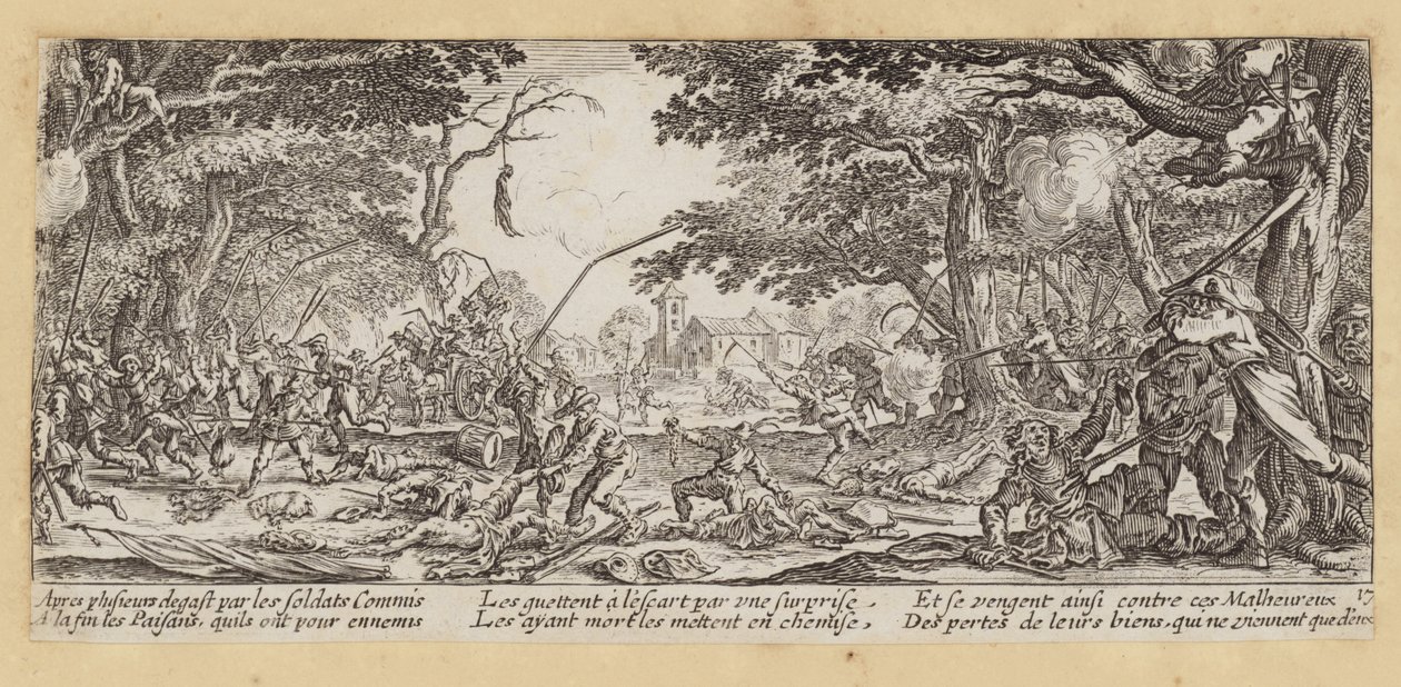 Die Leiden und Unglücke des Krieges von Jacques (after) Callot