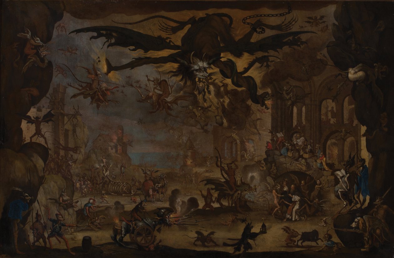 Die Versuchung des heiligen Antonius von Jacques (after) Callot