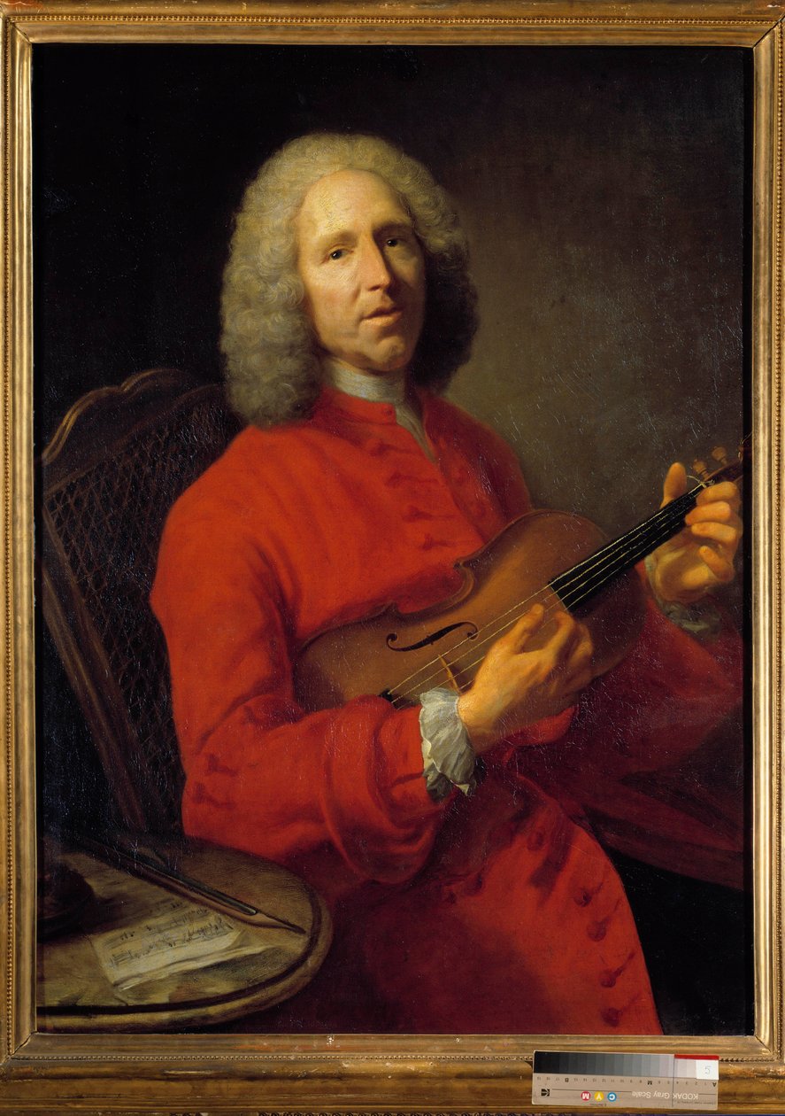 Porträt von Jean-Philippe Rameau (1683-1764), französischer Komponist von Jacques Andre Joseph Camelot Aved