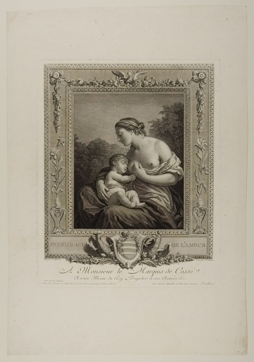 Erstes Zeitalter des Amor von Jacques Bouillard