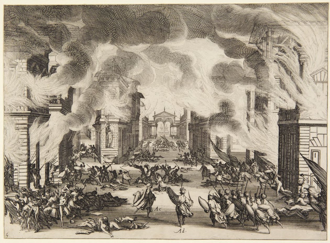Akt 5, aus der Serie Soliman von Jacques Callot