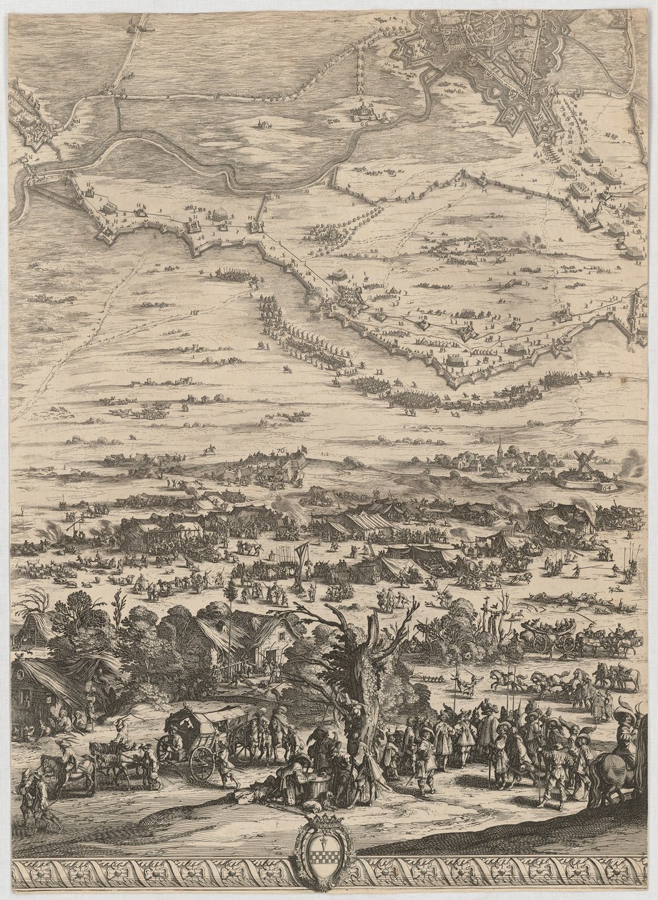 Ausschnitt aus "Die Schlacht von Breda" von Jacques Callot