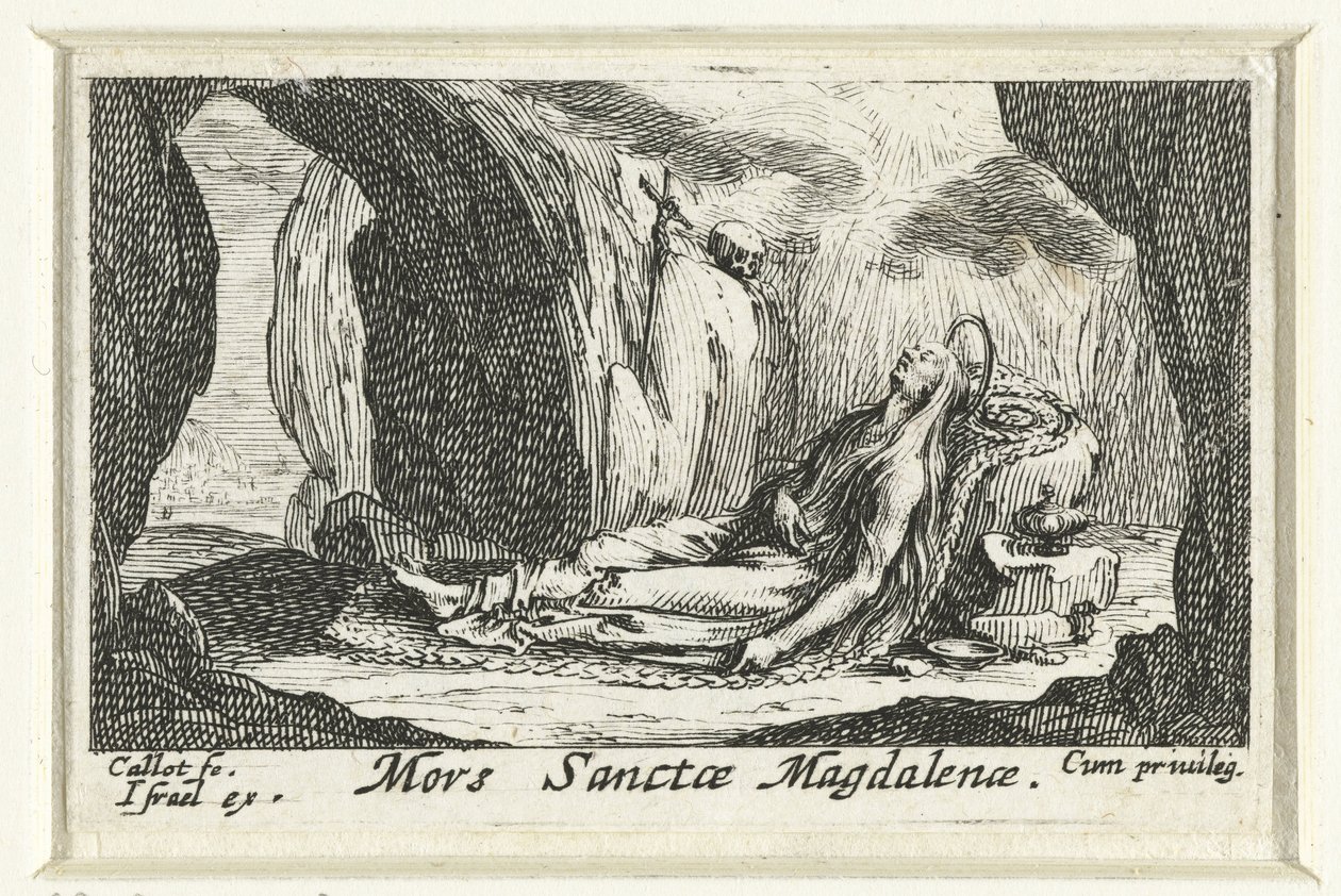 Der Tod von Maria Magdalena von Jacques Callot