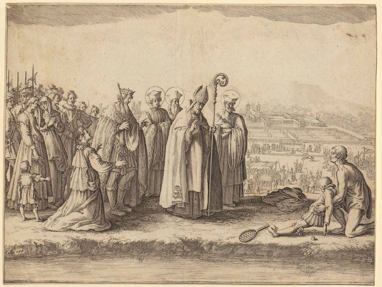 Fächer von Jacques Callot
