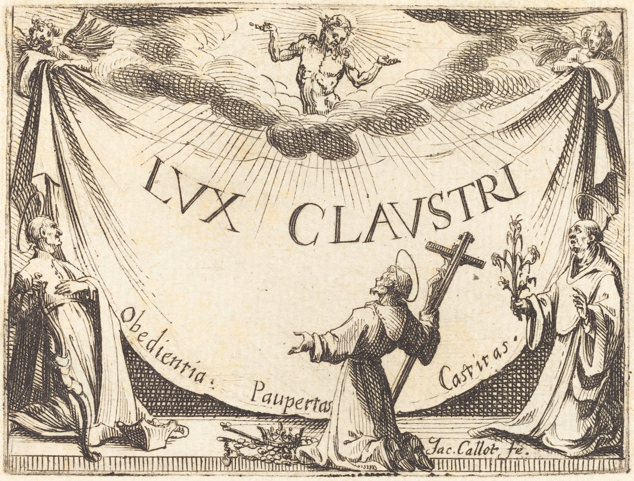 Frontispiz für "Das Licht des Klosters" von Jacques Callot