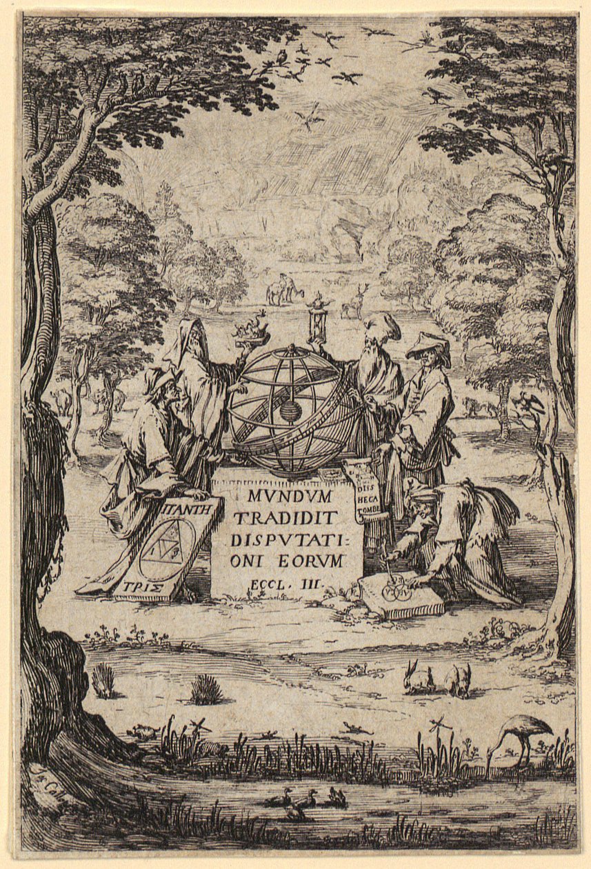Frontispiz zu „Sacra Cosmologia“ von Jacques Callot