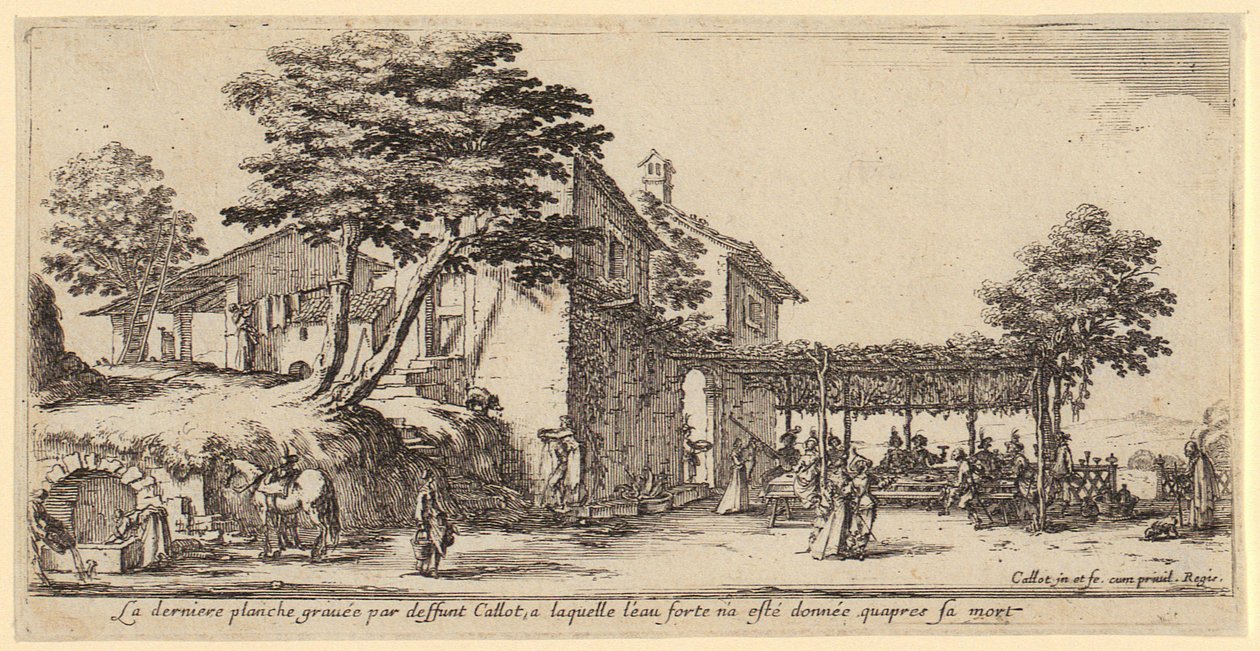 Heiliger Thaddäus oder Heiliger Judas, Blatt 16 der Folge "Jesus, die zwölf Apostel und Maria" von Jacques Callot