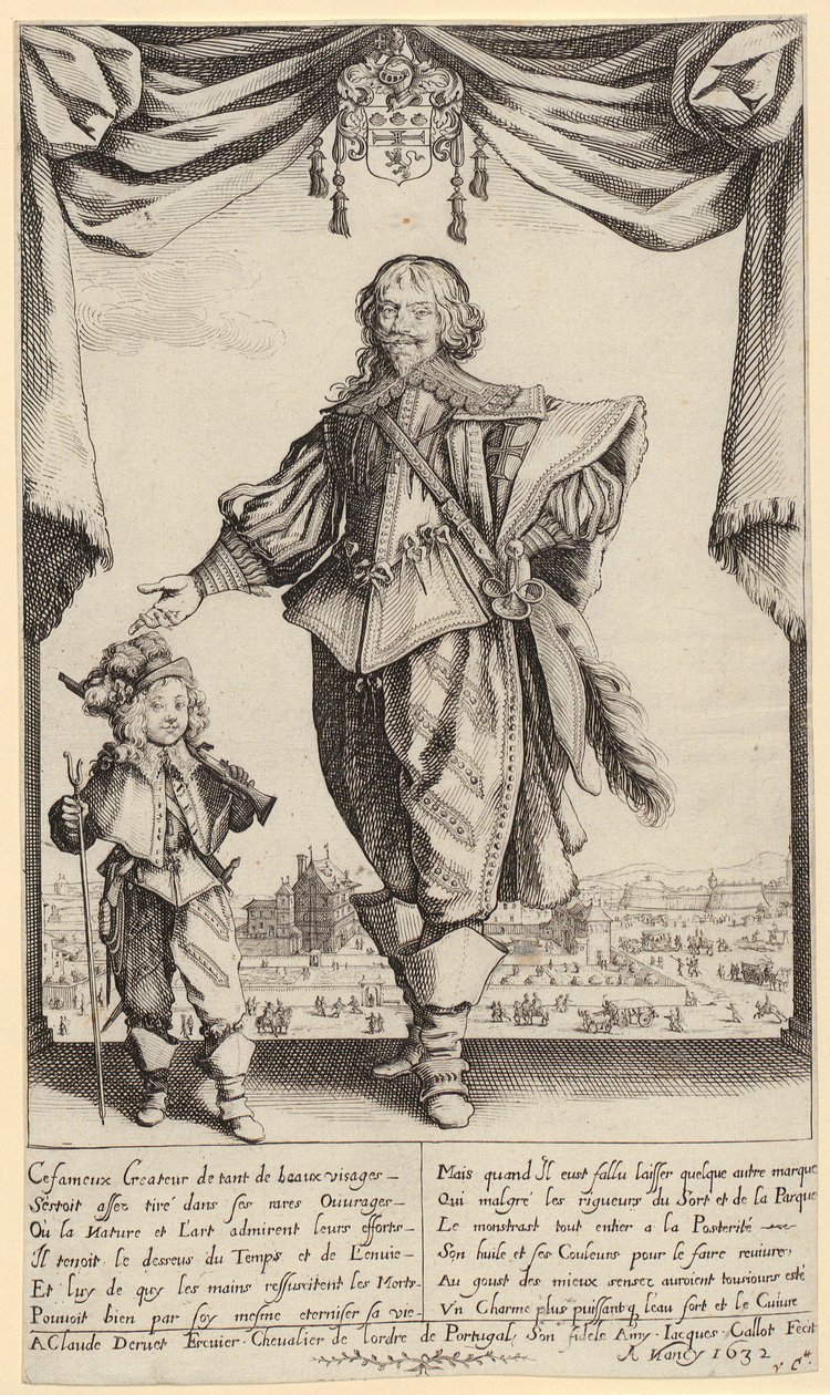 Heimsuchung, Blatt 8 der Folge "Das Geheimnis der Passion" von Jacques Callot