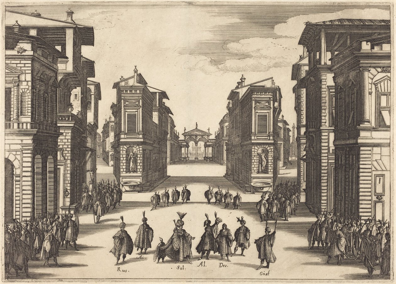 Il Solimano, Akt IV von Jacques Callot