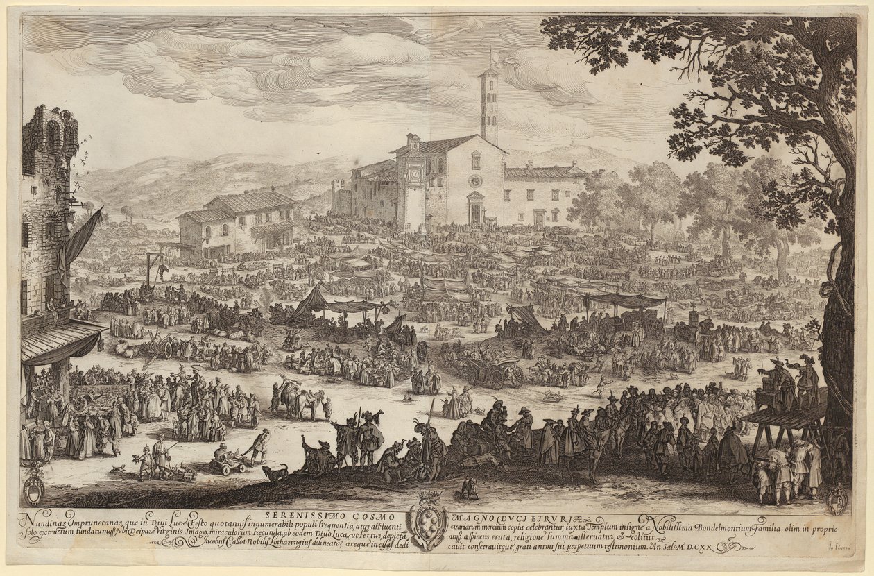 Jahrmarkt von Impruneta von Jacques Callot