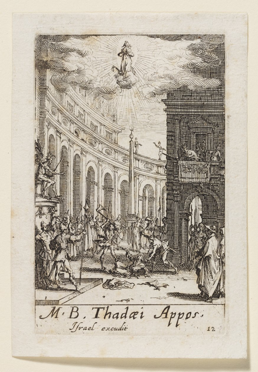 Der Apostel Judas (Thaddäus, Apostel) von Jacques Callot