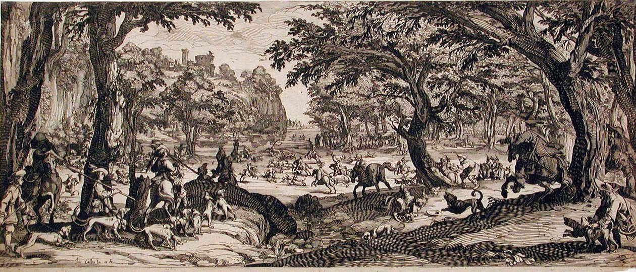 Die große Jagd von Jacques Callot