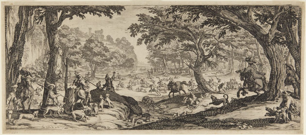 Die große Jagd von Jacques Callot