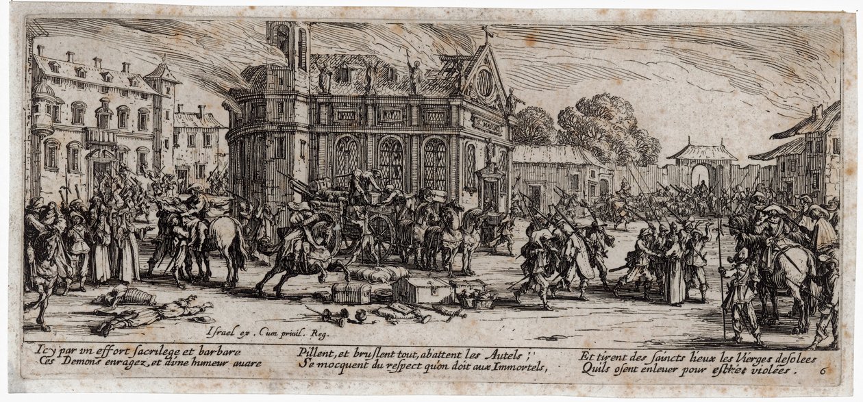 Die Elenden und die Leiden des Krieges von Jacques Callot