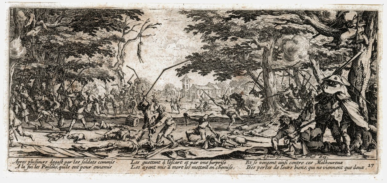 Die Elend und Leiden des Krieges von Jacques Callot