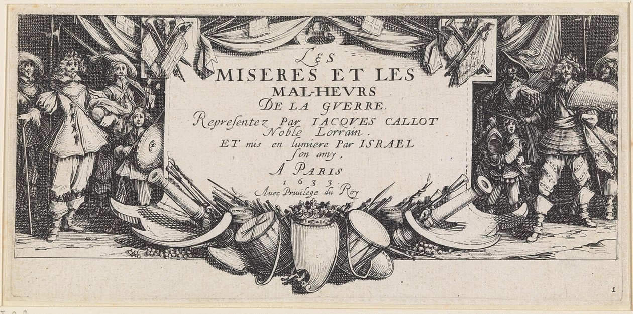 Die Elend und das Unglück des Krieges von Jacques Callot