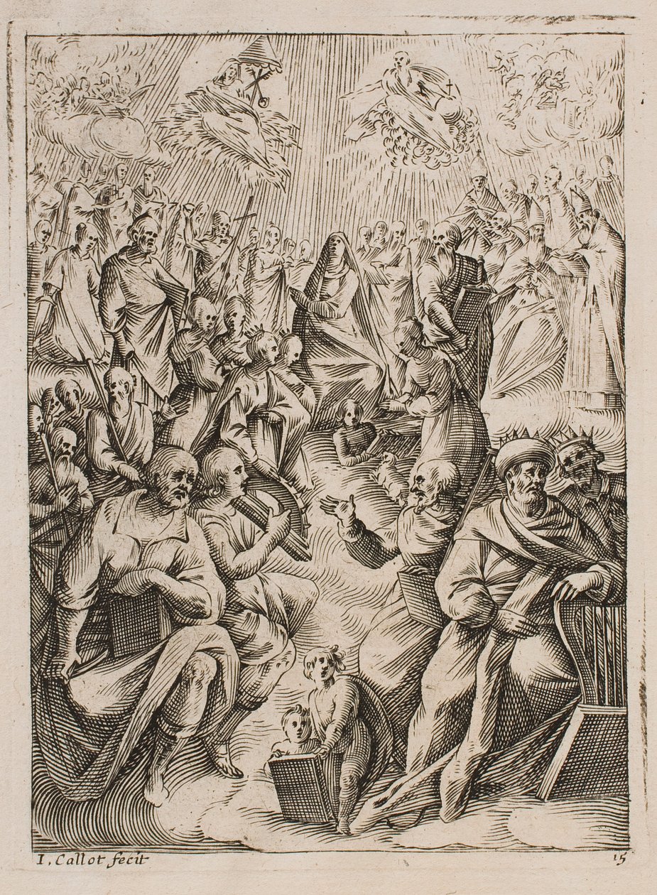 Paradies, aus der Serie „Bilder von Rom“ von Jacques Callot