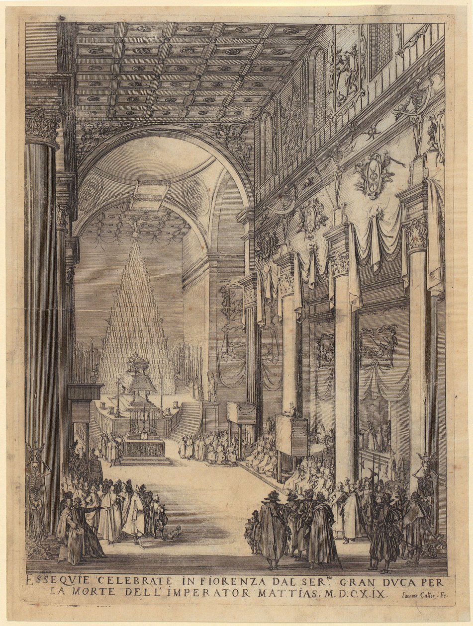 Requiem zu Ehren Kaiser Matthias von Jacques Callot